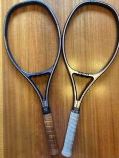 YONEX テニスラケット 昔懐かしいR-22とR-24 2本セット　美品のサムネイル