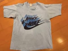 70sナイキ　風車タグ　4連スウォッシュ　染み込み Tシャツ オリジナルのサムネイル