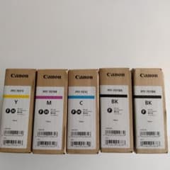 【未開封/使用期限切】Canonトナー PFI-701 5本セットのサムネイル