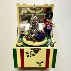 1983年 オルゴール Enesco社 (残り1点)クリスマス ハワイ もみの木
