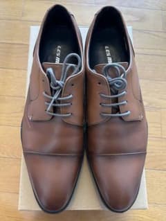走れるシューズLES MUES メンズ ドレスシューズ ブラウン 27.0cmのサムネイル