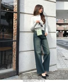 [ 岡部あゆみ さんコラボ ] ワイド ストレートデニム ヴィンテージのサムネイル