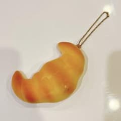 クロワッサン　スクイーズ　（高反発）　チェーン付きのサムネイル