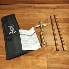 極美品 廃盤 希少 DOD シュリケンブラスター 火吹き棒 アウトドア