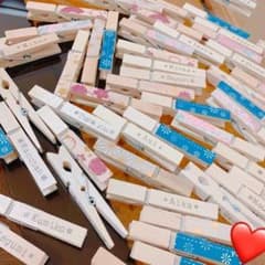 結婚式 席札 ウェディング ウッドクリップ ミニブーケ ハンドメイド　花 結婚式 席札 ウェディング ウッドクリップ ハンドメイド オーダー
