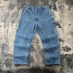 36×32 Carhartt ダブルニー デニム B73 ゴーストロゴ 20年物 - メルカリ