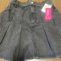ピンクラテ デニムプリーツスカート 160cmのサムネイル