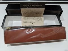 イタリアンオイルドレザー　ペンケースのサムネイル