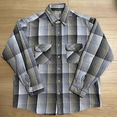 ひ*る様 90s FIVE BROTHER USA製 フランネルチェックネルシャ - メルカリ