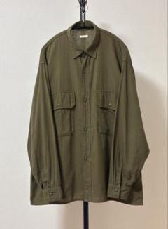 希少 美品 サイズ3 21ss コモリ ベタシャン オープンカラーシャツ 緑 希少 美品 サイズ3 21ss コモリ ベタシャン オープンカラー