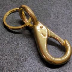 tettetesuo　真鍮　スナップフックA-BIG　キーリング×16 tettetesuo 真鍮 スナップフックA-BIG キーリング×16 tettetsuo 真鍮