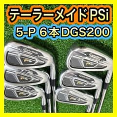 テーラーメイド PSi アイアン6本セット ( 5i - P ) テーラーメイドPSi FORGEDアイアンセット6本 DG S200 - メルカリ