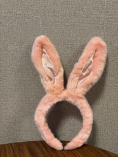 ディズニー うさみみ カチューシャ ピンク　イースターのサムネイル