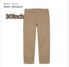 Supreme Work Pant Khaki Monogram 30のサムネイル