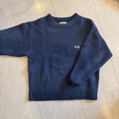 The Fox クルーネック ニット セーター ネイビーのサムネイル