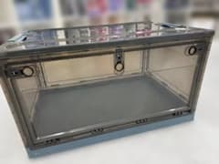 【中古】折りたたみ収納ボックス コンテナボックス キャスター付き大容量4個のサムネイル