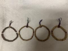 数珠ブレスレット 4点セット 木珠 念珠のサムネイル
