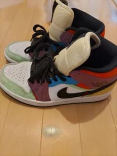 NIKE AIR JORDAN1 MIDマルチカラー25.5のサムネイル