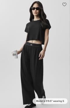 【正規品】Alo Yoga SUIT UP TROUSER ブラック Mのサムネイル