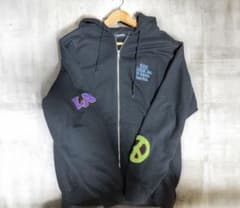 XLARGE ジップパーカーブラックのサムネイル