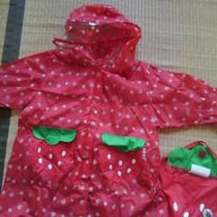 もっち様♪　女児　100cm　レインコート　かっぱのサムネイル