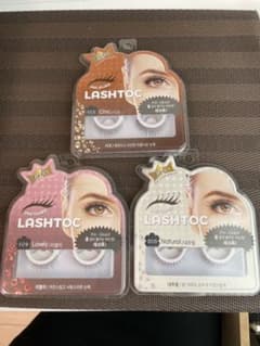 接着剤不要【lashtoc】3秒つけまつげラッシュトック  3種SETのサムネイル