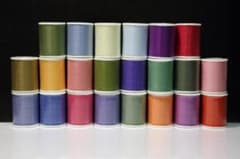 JUKI　ミシン・刺繡糸　60番　22個まとめ売りのサムネイル