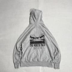 The North Face パーカー グレー 韓国古着 メンズ レディース Lのサムネイル