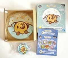 BT21 MOON 이치 반 쿠지 SHOOKY 유리 플레이트 스마트 폰 그립