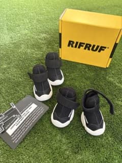 RIFRUF ブラック ドッグシューズ 小型犬用 RIFRUF ブラック ドッグシューズ 小型犬用 - メルカリ
