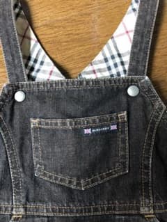 断捨離中！ちろりん様 専用 女の子 100 サロペット デニム オーバーオールのサムネイル