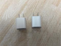 Apple USB電源アダプタ 2個セット　純正品のサムネイル