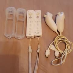 Wii コントローラ 2本 リモコン ヌンチャク2本のサムネイル