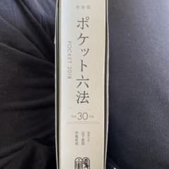 ポケット六法 平成30年版のサムネイル