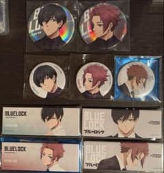 ブルーロック ベースヤード 糸師凛 糸師冴 缶バッジ オーロラver. 9点