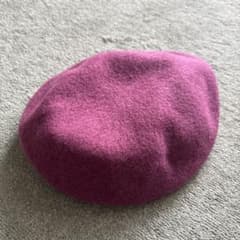 ウール ベレー帽 ピンクMサイズのサムネイル