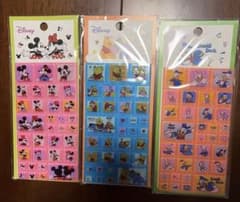 ディズニー　タイルシール　ミッキー　プーさん　ドナルド　3枚セットのサムネイル