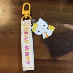 サンリオキャラクター大賞　ミミィ　ロゴ刺繍タグキーホルダーのサムネイル