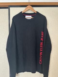 CALVIN KLEIN JEANS ブラックセーター XLのサムネイル