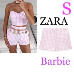 ZARA 新品 Barbie コラボ ショートパンツのサムネイル