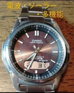 BM43 カシオ・ウェーブセプター 電波・ソーラー・多機能時計 ベルト 