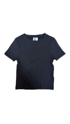 H&M ブラック 半袖Tシャツ Sサイズのサムネイル