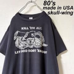 USA製 古着 80's USARMY 空挺部隊 スカルウイング Tシャツ XL USA製 古着 80's USARMY 空挺部隊 スカルウイング Tシャツ XL - メルカリ