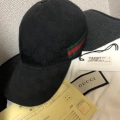 ぴーなお様専用　Gucci グッチ　GG柄ベースボールキャップのサムネイル