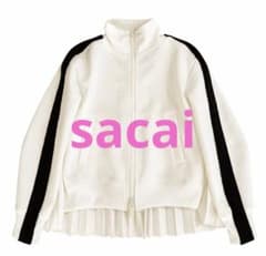 sacai バックプリーツ ジップアップ ブルゾン 24-07390 sacai バックプリーツ ジップアップ ブルゾン 24-07390 - メルカリ