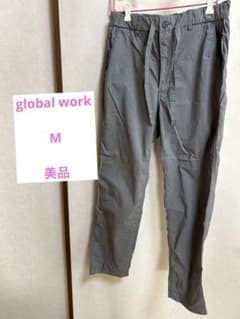 処分予定！グローバルワーク　パンツ　グレー　M 涼しい　春　夏　美品のサムネイル