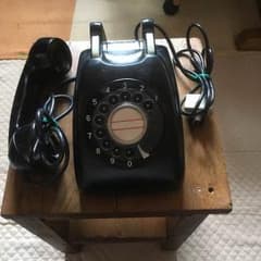 昭和レトロ 黒電話のサムネイル