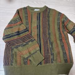 nemne Mサイズ ストライプニットセーターのサムネイル