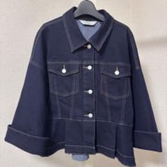 GU ペプラムブルゾン by rokh NAVY 3XL - メルカリ