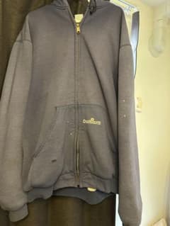 Carhartt ジップアップ フルジップパーカー茄子紺 - メルカリ